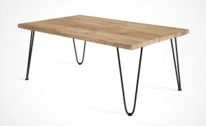 Stolik kawowy LOFT Pająk 90x50 cm. Metalowe nogi