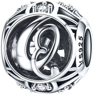 Charms LITERA Q Koralik zawieszka srebro beads pr 925