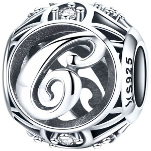 Charms LITERA C Koralik zawieszka srebro beads pr 925