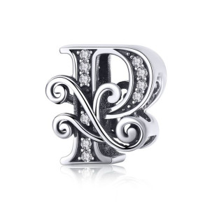 Charms LITERKA P Zawieszka koralik srebro beads pr 925