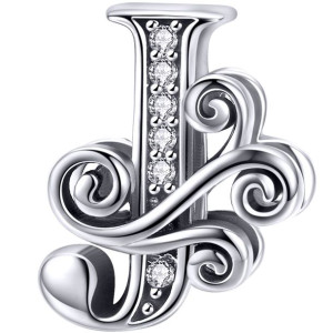 Charms LITERKA J Zawieszka koralik srebro beads pr 925