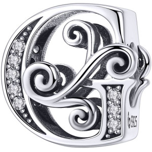 Charms LITERKA G Zawieszka koralik srebro beads pr 925
