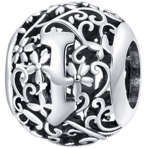 Charms Litera I Zawieszka koralik srebro beads pr 925