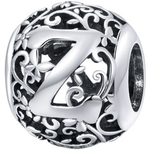 Charms Litera Z Zawieszka koralik srebro beads pr 925