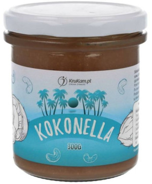 Kokonella - pasta orzechowa z nerkowców - Bez Cukru 300 g - Krukam