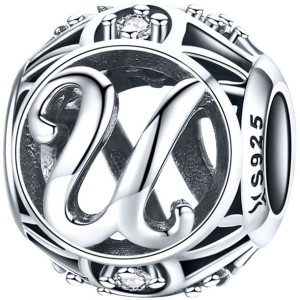 Charms LITERA U Koralik zawieszka beads srebro pr 925