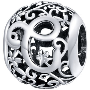 Charms Litera C Zawieszka koralik beads srebro pr 925
