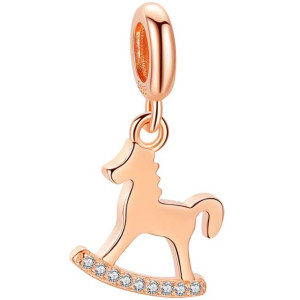 Charms KONIK NA BIEGUNACH zawieszka koralik beads srebro pr 925