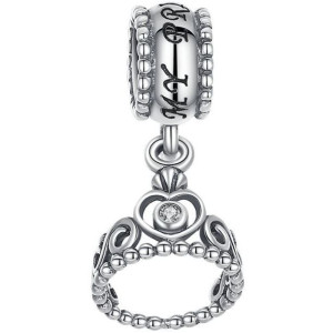 Charms Diadem Zawieszka koralik beads srebro pr 925