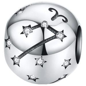 Charms znak zodiaku BARAN Zawieszka koralik beads srebro pr 925
