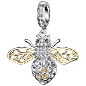 Charms PSZCZÓŁKA zawieszka koralik beads srebro pr 925