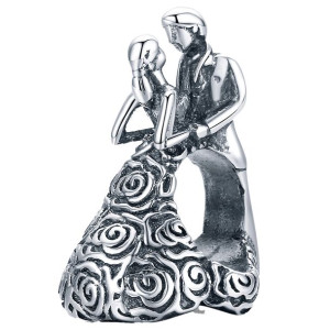 Charms MŁODA PARA zawieszka koralik beads srebro pr 925
