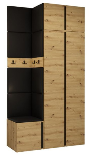 Meble do przedpokoju Garderoba panele tapicerowane ORION 35 Artisan