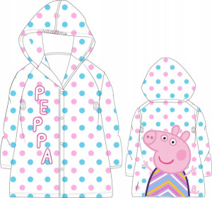 Płaszcz Przeciwdeszczowy Świnka Peppa 110/116