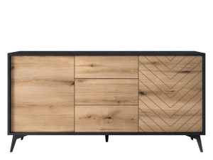 dwudrzwiowa KOMODA z szufladami Diamond 154 cm