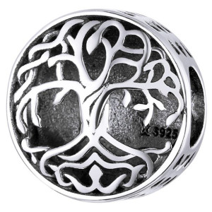 Charms koralik DRZEWO korzenie koralik beads srebro pr 925