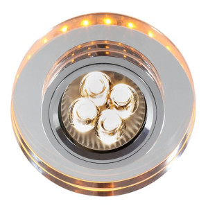 Bursztynowa lampa podtynkowa 2238234 ledowe oczko 2,1W okrągłe
