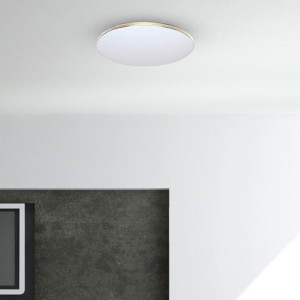 Okrągły plafon nowoczesny Siena LED 72W 3000-6000K z pilotem biały