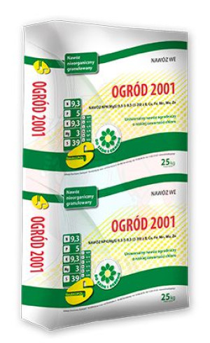 Ogród 2001 25 kg nawóz uniwersalny