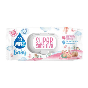 Chusteczki nawilżane dla dzieci 60szt GoWipes Super Sensitive