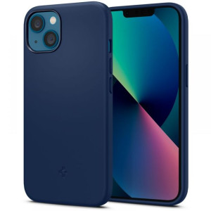Spigen nakładka Silicone Fit do iPhone 13 Mini granatowa