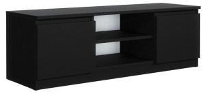 Stolik Szafka Rtv 120cm Czarna Salon