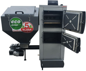 Kocioł co z podajnikiem na ekogroszek KG-ECO 10kW Pleszew 50-100m2
