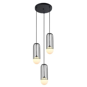 Lampa wisząca Simon MDM-3938/3 BK - Italux