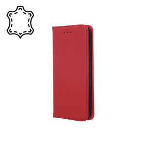 Etui skórzane Smart Pro Samsung A03s EU bordowe