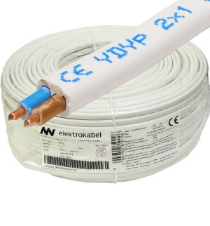 Przewód YDYp 2x1mm 450/750V ELEKTROKABEL 50m