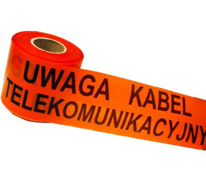 Folia kablowa pomarańczowa 10cm PTS 100m