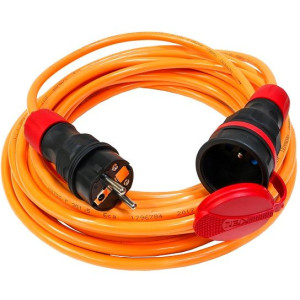 Przedłużacz poliurate 750V 3x1,5 wt gn KEL 16A 10m