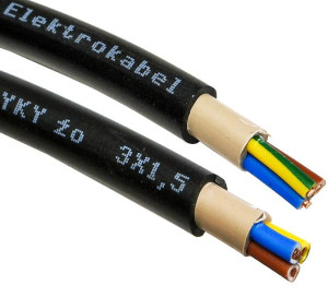 Kabel energetyczny YKY 3x1,5 żo ELEKTROKABEL 100m