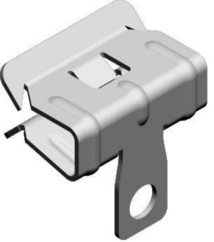 Zacisk sprężysty grubość 3-8mm ZSU1 13/3 BAKS