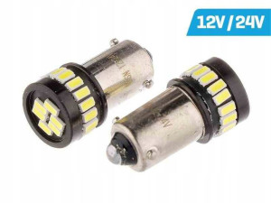 Żarówka H6W BAX9s 12/24V 24 LED nonpolar CANBUS