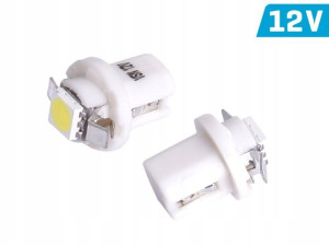 Żarówka T5 BAX B8.5d 12V 1x SMD LED biała 1 szt.