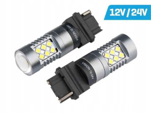 Żarówka P27w T25 12/24v 3030 Smd Led Canbus
