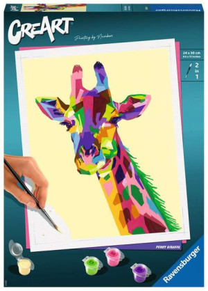 Malowanka CreArt dla dzieci: Żyrafa 289936 RAVENSBURGER malowanie po numera