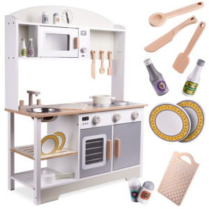 LULILO Kuchnia drewniana dla dzieci MDF KUKO + akcesoria 85cm