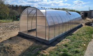 Szklarnia Tunel 3x12m POLIWĘGLAN 4mm profil 20x20mm