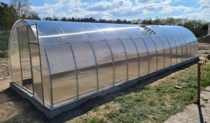 Szklarnia Tunel 3x12m POLIWĘGLAN 4mm profil 40x20mm