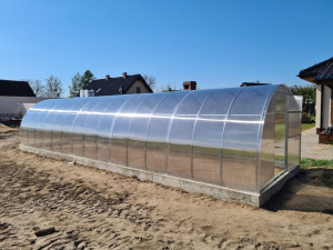 Szklarnia Tunel 3x12m POLIWĘGLAN 6mm profil 20x20mm