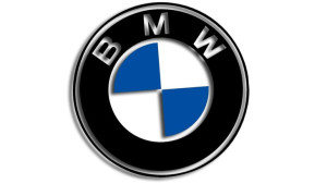Wycinana naklejka BMW czarna