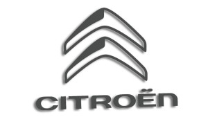 Wycinana naklejka CITROEN grafitowa