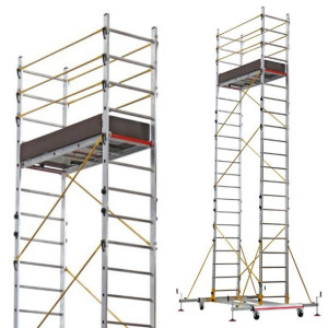 Rusztowanie aluminiowe jezdne modułowe SM640 6.90m