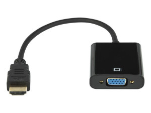 92-120  Przej.hdmi wtyk - vga gniazdo+gn.3,5+kab