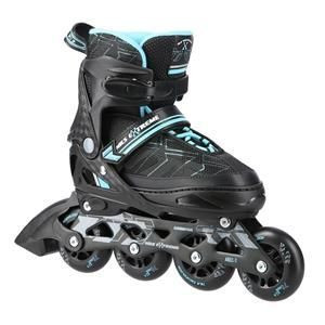 Łyżworolki Nils Extreme NA11002 rozmiar 31-34 czarno/niebieskie