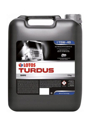 Olej silnikowy mineralny Lotos Turdus 20 l 15W-40