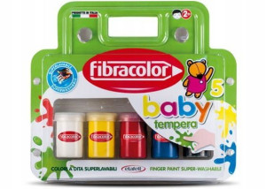 Farbki tempery do twarzy FIBRACOLOR Baby 5 kolorów