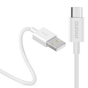 Dudao Przewód Kabel Usb / Micro Usb 3a 1m Biały (l1m White)